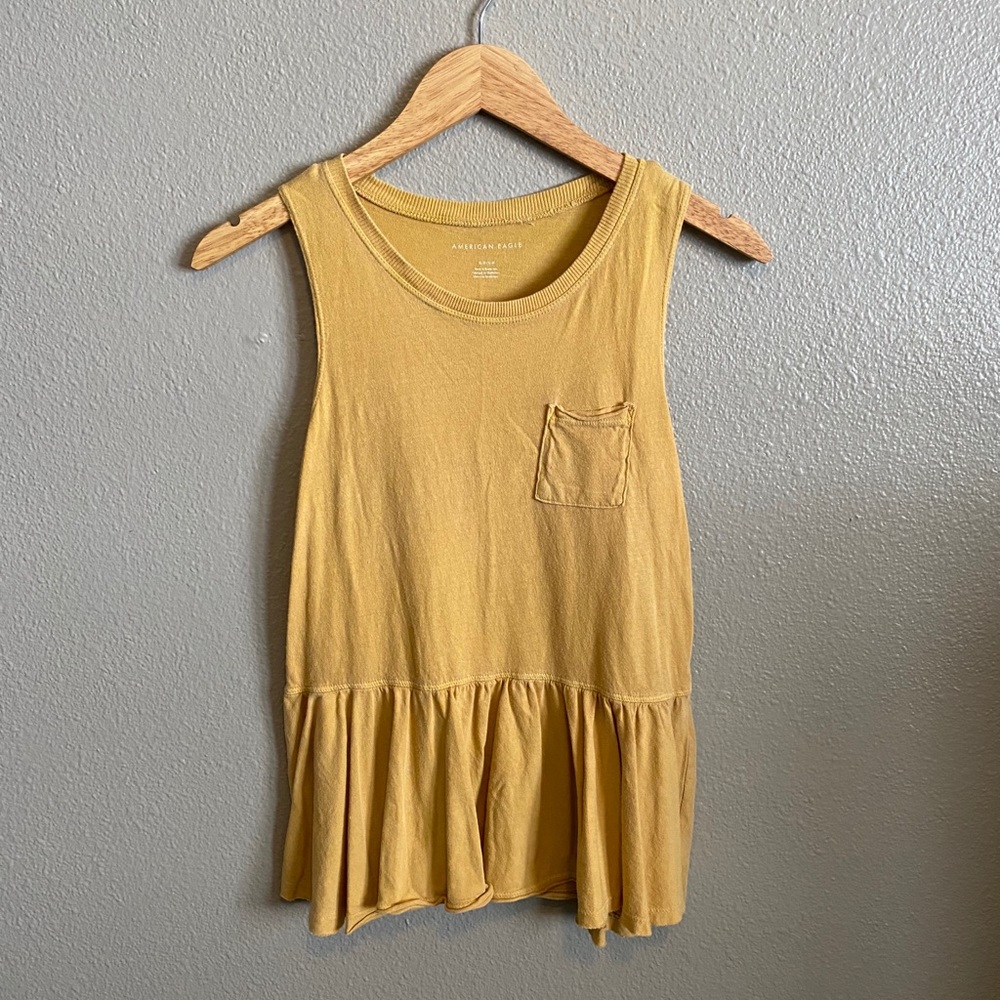 American Eagle Peplum Tank